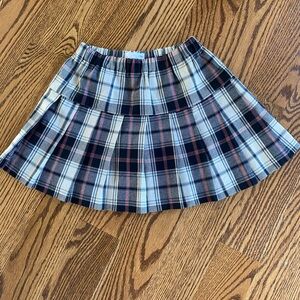 Zara Black and Red Plaid Kids Skirt